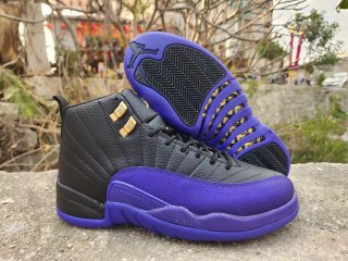 Jordan 12 black purple 40-47