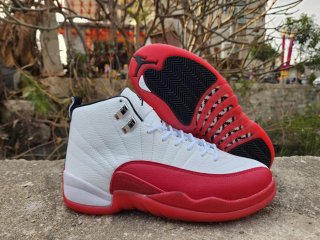 Jordan 12 white red 40-47