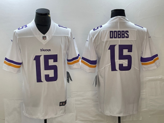 Minnesota Vikings #15 Josh Dobbs white Vapor Untouchable Limited