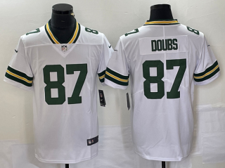Green Bay Packers #87 Romeo Doubs White Vapor Untouchable Limited Stitched