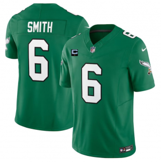 Philadelphia Eagles #6 DeVonta Smith Green 2023 F.U.S.E. With 1-Star C Patch