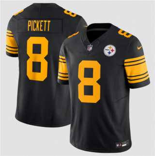Pittsburgh Steelers #8 Kenny Pickett Black 2023 F.U.S.E. Color Rush Limited