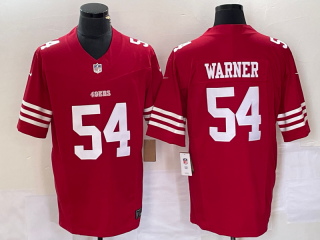 San Francisco 49ers #54 Fred Warner Red 2023 F.U.S.E. Vapor Untouchable Limited