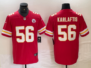 Kansas City Chiefs #56 red vapor limited jersey