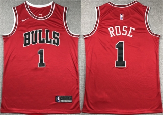 Chicago Bulls #1 Derrick Rose Red Stitched Basketball Jersey