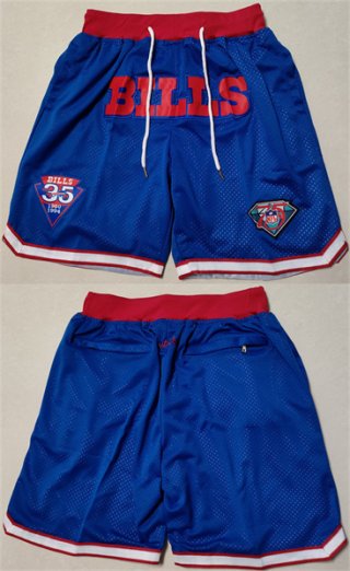 Buffalo Bills Blue Shorts (Run Smaller)