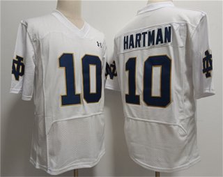 SC Trojans #10 Sam Hartman White With Name Stitched Jersey