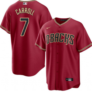 Arizona Diamondbacks #7 Corbin Carroll Red Cool Base Stitched Baseball Jersey