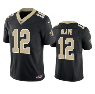 New Orleans Saints #12 Chris Olave Black 2023 F.U.S.E. Vapor Untouchable Limited