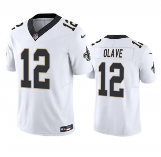 New Orleans Saints #12 Chris Olave White 2023 F.U.S.E. Vapor Untouchable Limited