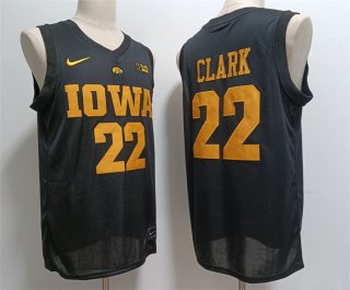Iowa Hawkeyes #22 Caitlin Clark Black Stitched Jersey 2