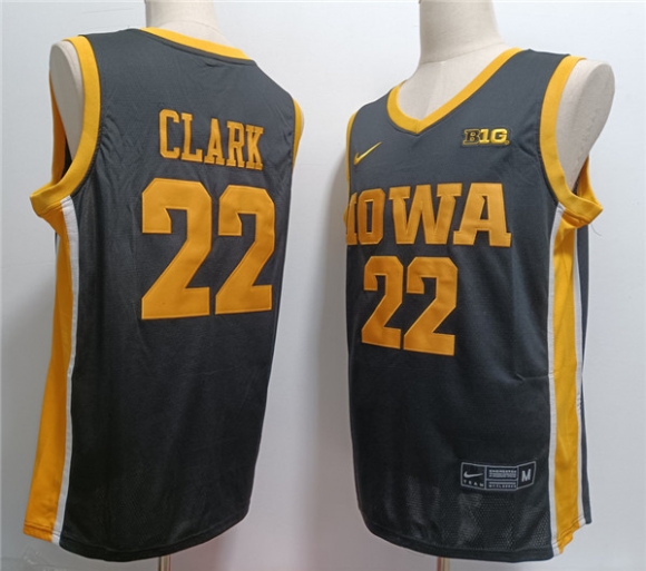 Iowa Hawkeyes #22 Caitlin Clark Black Stitched Jersey