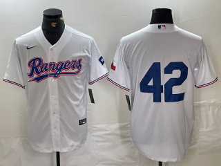 Texas Rangers #42 city 2024 white jersey