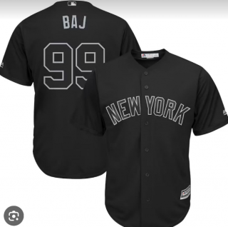 New York Yankees #99 Aaron Judge Players Weekend black jersey