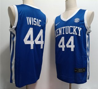 Kentucky Wildcats #44 Zvonimir Ivišić Blue Stitched Jersey