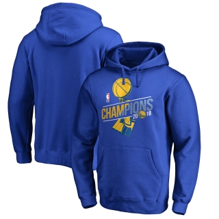 Golden State Warriors Fanatics Branded 2018 NBA Finals Champions Logo Pullover Hoodie – Royal
