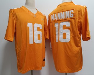 Tennessee Vols #16 Peyton Manning Orange Stitched Jersey