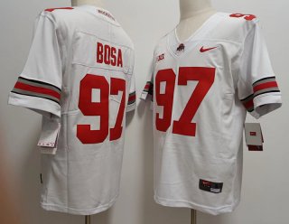 Buckeyes #97 Joey Bosa white jersey
