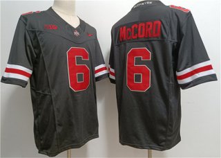 Ohio State Buckeyes #6 Kyle McCord Black 2023 F.U.S.E. Limited Stitched Jersey