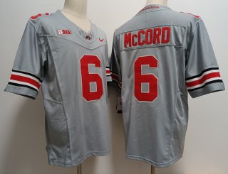 Ohio State Buckeyes #6 Kyle McCord gray 2023 F.U.S.E. Limited Stitched Jersey