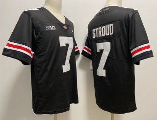 Ohio State Buckeyes #7 CJ Stroud black jersey