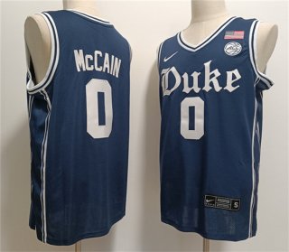 Duke Blue Devils #0 Jared McCain Navy Stitched Basketball Jersey