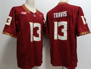 Florida State Seminoles #13 Jordan Travis Red 2023 F.U.S.E Stitched Jersey