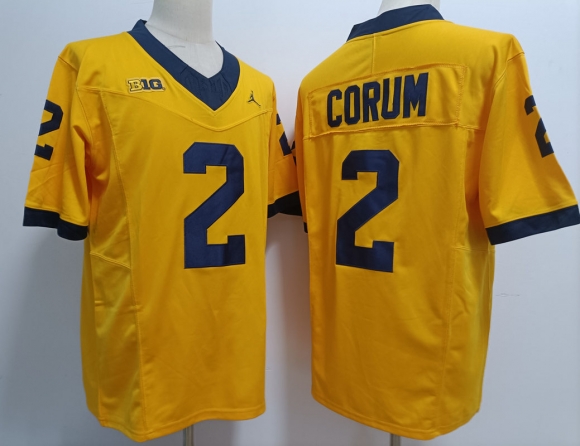 Michigan Wolverines #2 Blake Corum 2023 F.U.S.E. gold