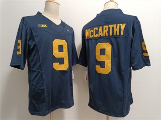 Michigan Wolverines #9 J.J. McCarthy 2023 F.U.S.E. Navy Stitched Jersey