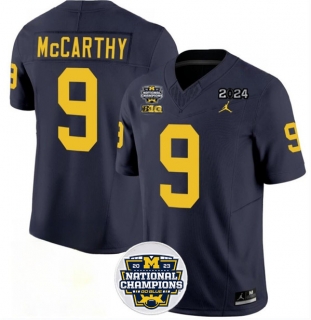 Michigan Wolverines #9 J.J. McCarthy 2024 F.U.S.E. Navy National Championship