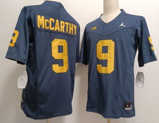 Michigan Wolverines #9 J.J. McCarthy Navy Blue Stitched Jersey