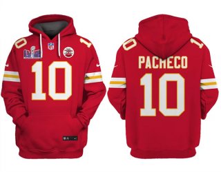 Kansas City Chiefs #10 Isiah Pacheco Red Super Bowl LVIII Patch Limited Edition