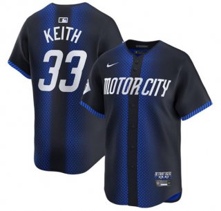 Detroit Tigers #33 Colt Keith 2024 Navy City Connect Cool Base Limited Stitched
