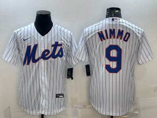 New York Mets #9 Nimmo white jersey