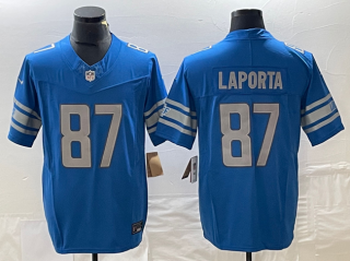 Detroit Lions #87 Sam LaPorta Blue 2023 F.U.S.E. Vapor Untouchable Limited