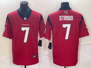 Houston Texans #7 C.J. Stroud red 2023 F.U.S.E Vapor Untouchable Stitched Football