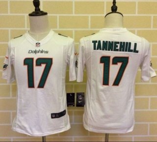Dolphins #17 Ryan Tannehill White Youth