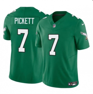 Philadelphia Eagles #7 Kenny Pickett Green 2023 F.U.S.E Throwback Vapor