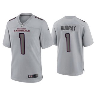Arizona Cardinals #1 Kyler Murray Gray Atmosphere Fashion Stitched Game Jersey