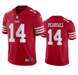 San Francisco 49ers #14 Ricky Pearsall Red 2024 Draft Vapor Untouchable Limited