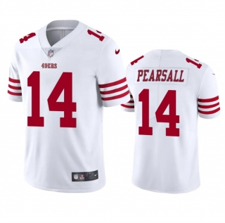 San Francisco 49ers #14 Ricky Pearsall White 2024 Draft Vapor Untouchable Limited