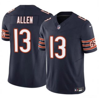 Chicago Bears #13 Keenan Allen Navy 2023 F.U.S.E. Vapor Football Stitched Jersey