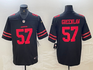 San Francisco 49ers #57 Dre Greenlaw black vapor limited jersey