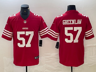 San Francisco 49ers #57 Dre Greenlaw red vapor limited jersey