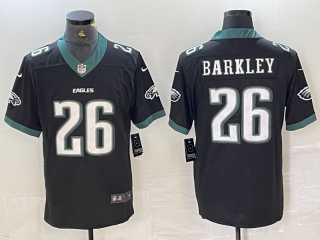 Philadelphia Eagles #26 Saquon Barkley new style black Vapor jersey