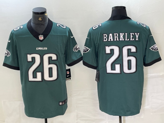 Philadelphia Eagles #26 Saquon Barkley new style Green Vapor jersey