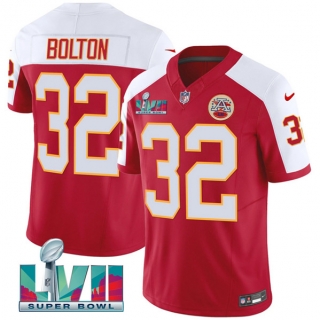 Kansas City Chiefs #32 Nick Bolton Red 2023 F.U.S.E. With Super Bowl LVII Patch