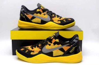 Kobe 8 black yellow men shoes