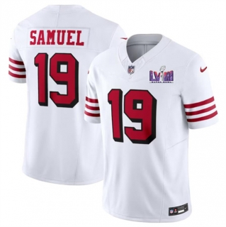San Francisco 49ers #19 Deebo Samuel New White F.U.S.E. Super Bowl LVIII Patch