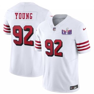 San Francisco 49ers #92 Chase Young New White F.U.S.E. Super Bowl LVIII Patch